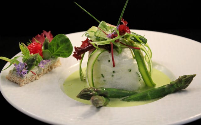 Blanc manger cœur coulant au Roquefort Papillon