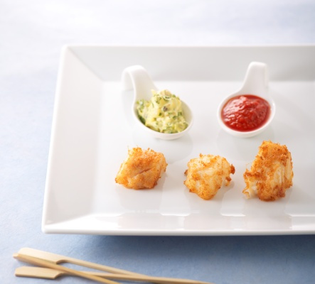 Beignets de cabillaud de Norvège, sauce tartare