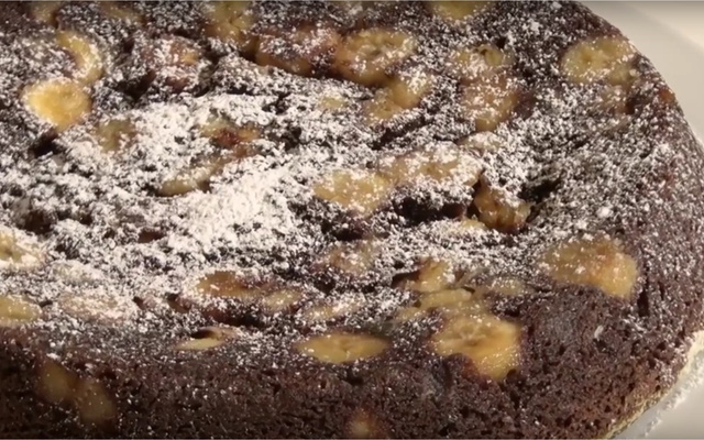 Gâteau chocolat-banane