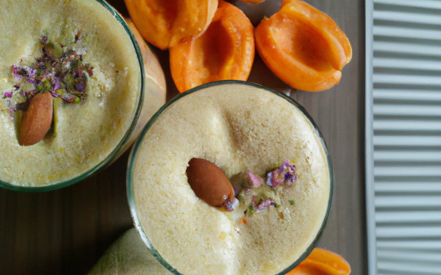 Smoothie d'abricot à la pistache
