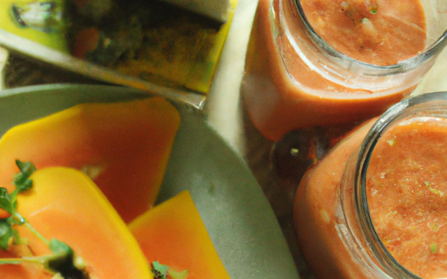 Smoothie papaye