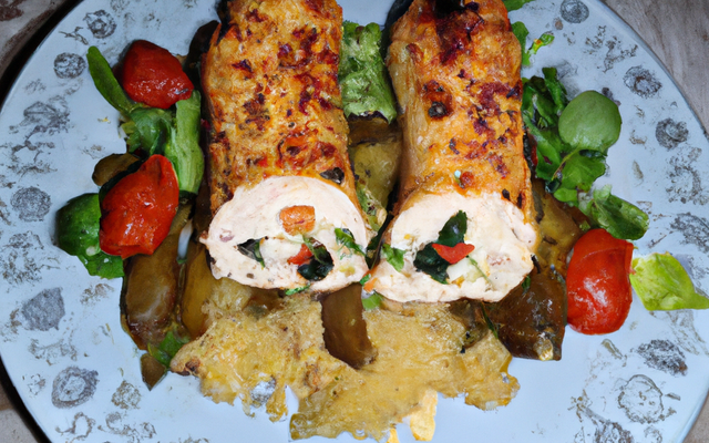 Escalope de poulet farcie à ma façon