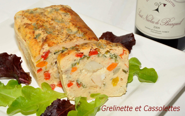 Terrine de poisson aux Saint-Jacques