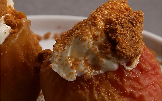 Pommes farcies façon cheesecake