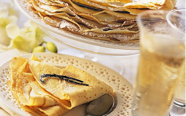 Crêpes à la vanille