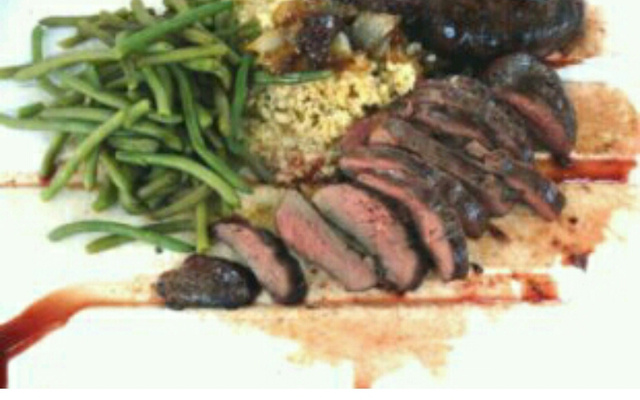 Magret de canard au barbecue