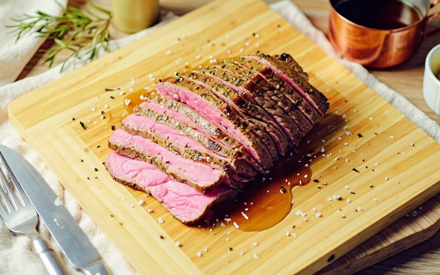 Rosbeef cuit à basse température