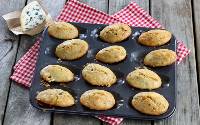Madeleines à la Fourme d'Ambert