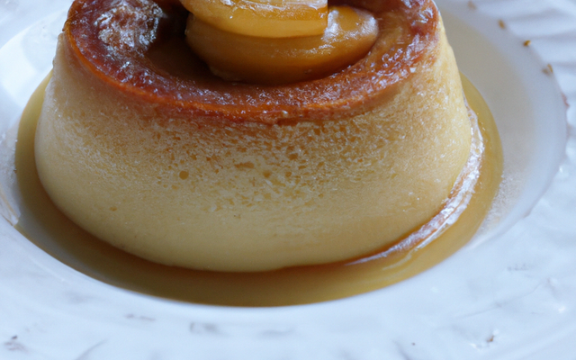 Flan aux pommes gourmand
