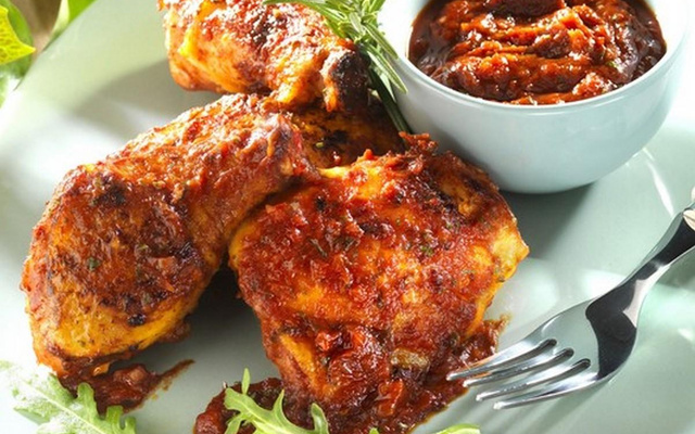 Poulet mariné barbecue