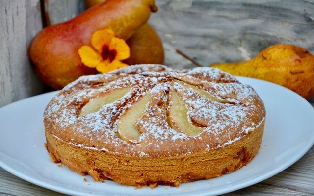 Gâteau aux poires fondantes