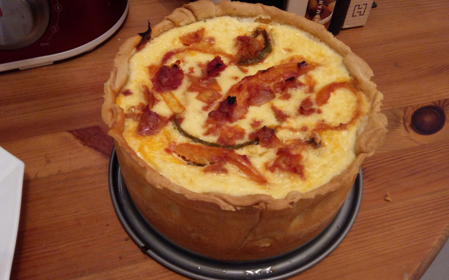 Tourte aux brocolis et munster