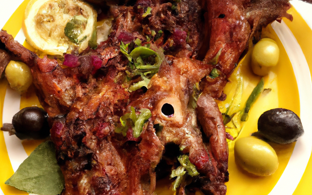 Lapin grillé à l'orientale