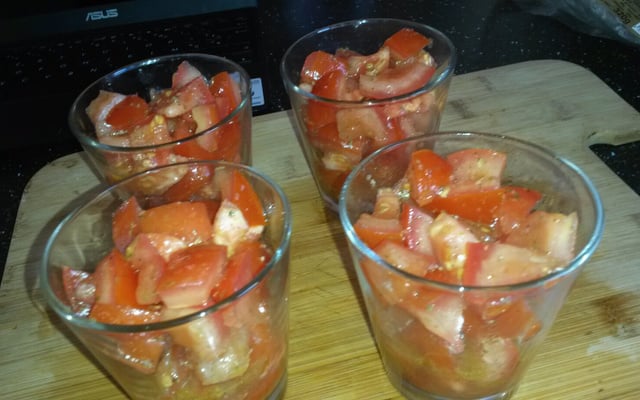 Tartare de tomates économique