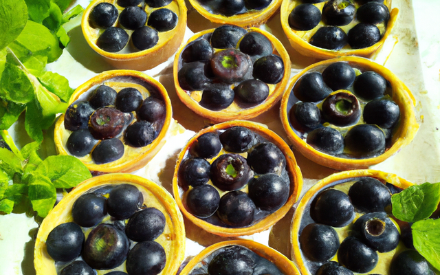 Tartelettes aux myrtilles