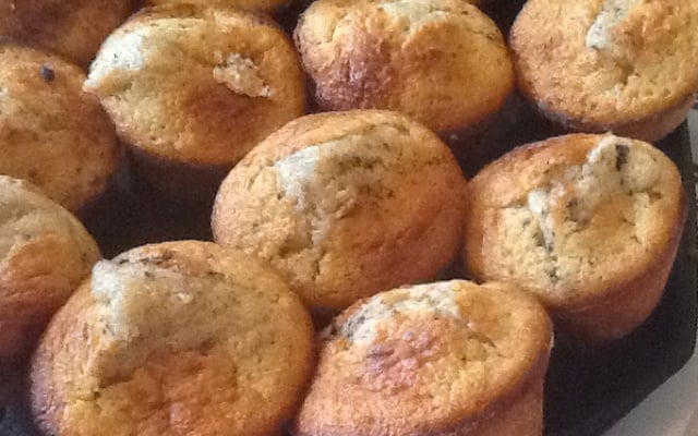 Muffins aux pommes et pépites de chocolat