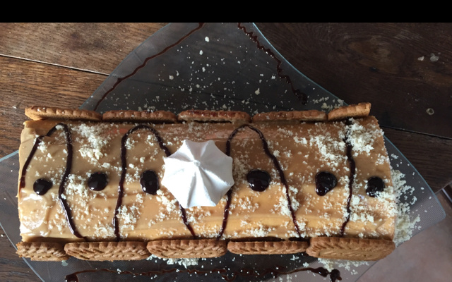 Bûche de Noël aux speculoos