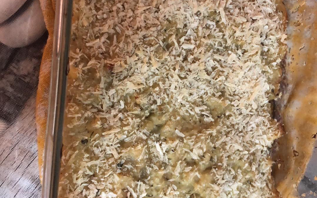 Gratin d'oignons et de chou-fleur