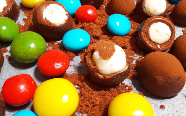 Truffes aux m&m's