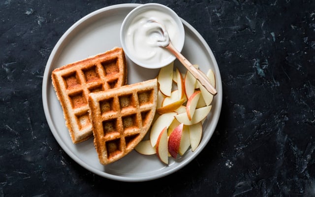 Gaufres légères à l’eau de fleur d’oranger