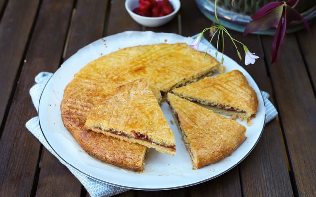 Gâteau breton à la framboise