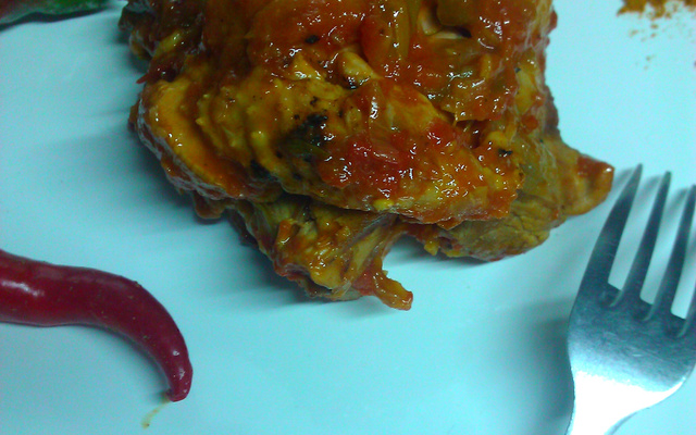 Mijotée de dinde curry gingembre