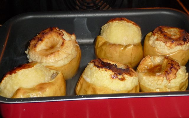 Pommes au four vanillées