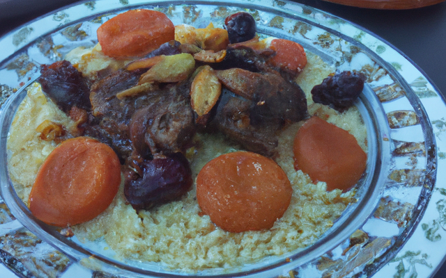 Tagine d'agneau aux fruits secs