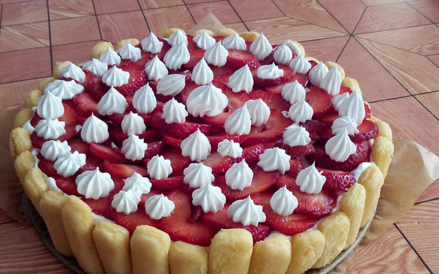 Charlottes aux fraises chantilly