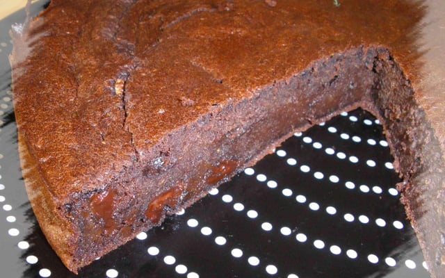 Gâteau somptueux au chocolat gourmand