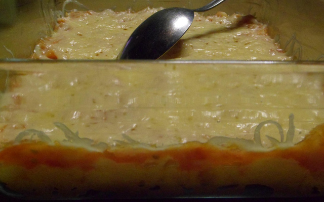 Hachis provencal sur lit de polenta