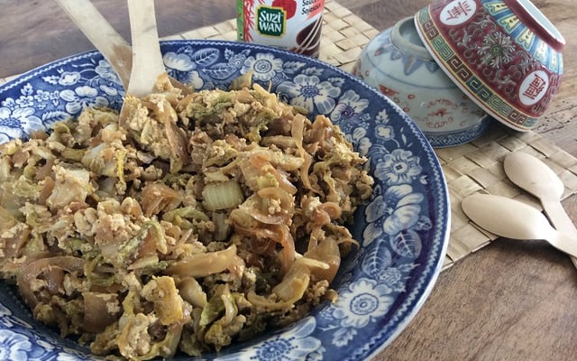 Pe Tsaï comme une omelette