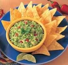 Guacamole aux tomates, oignons et coriandre
