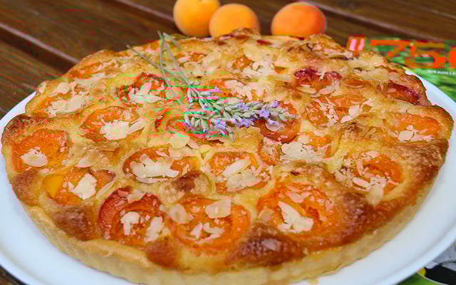 Bakewell Tart aux abricots