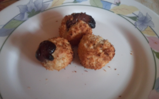 Rochers au chocolat fondant et noix de coco