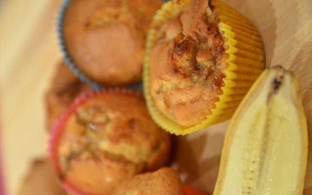 Muffins à la banane express