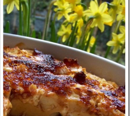 Flan aux pommes caramélisé