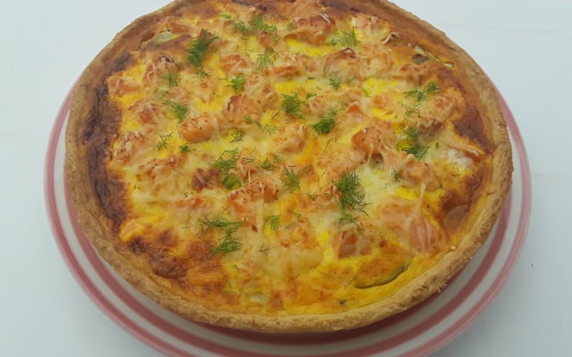 Tarte au fenouil et saumon