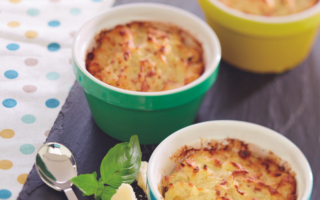 Soufflés aux endives et parmesan