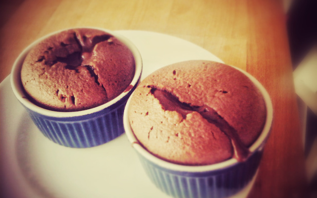 Moelleux au cœur coulant tout chocolat