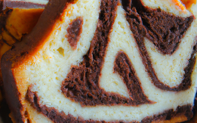 Gâteau marbré au chocolat