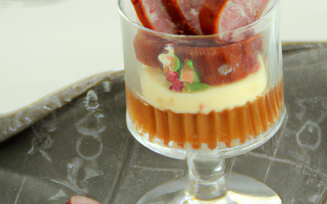 Verrine d'andouille