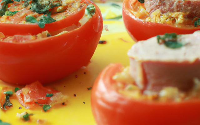 Tomate farcie au thon maison