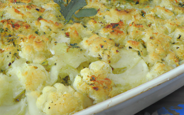 Gratin de chou-fleur maison