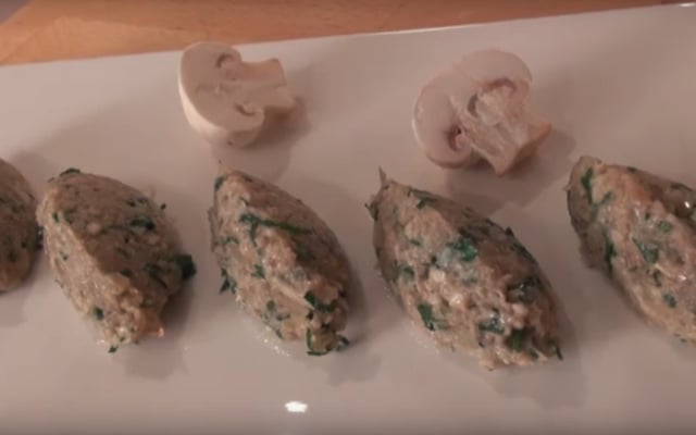 Duxelles de champignons