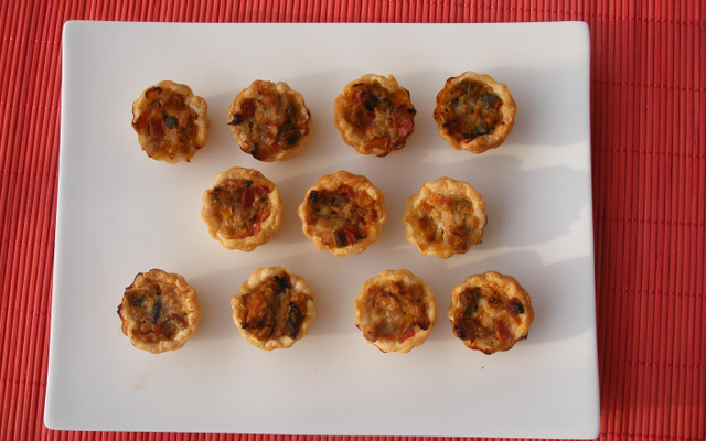 Bouchées au thon et poivrons