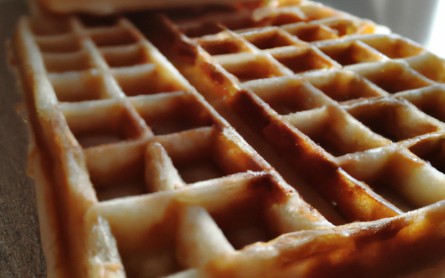Gaufres aux notes de vanille