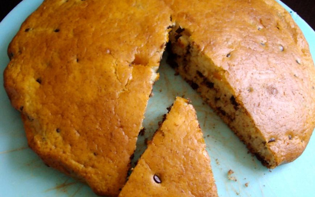 Gâteau aux pépites de chocolat sans œufs