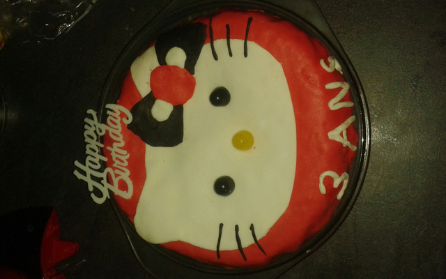 Le gâteau d'Hello kitty !