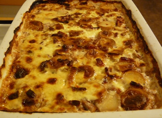 Gratin dauphinois sans fromage